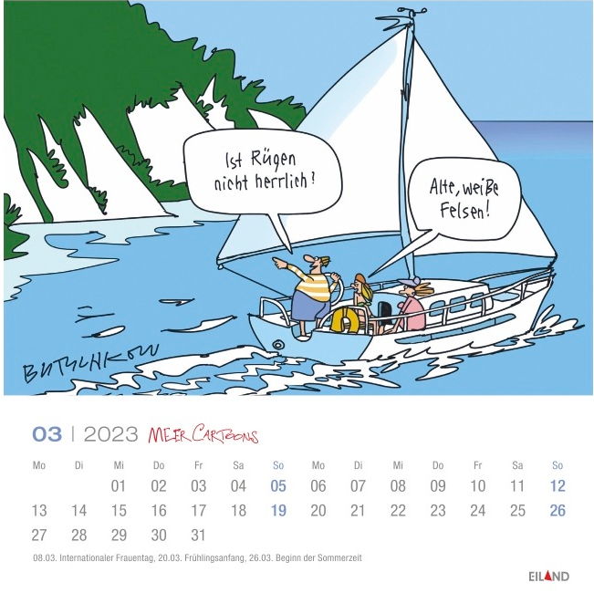 Kalender "Meer Cartoons" 2023 Gallery 151
